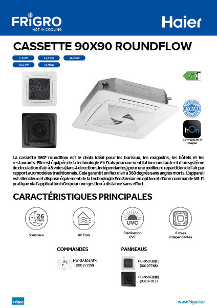 Haier Cassette Roundflow - FR