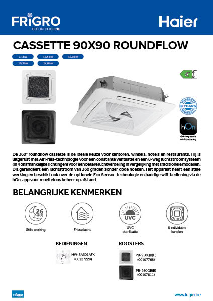 Haier Cassette Roundflow - NL